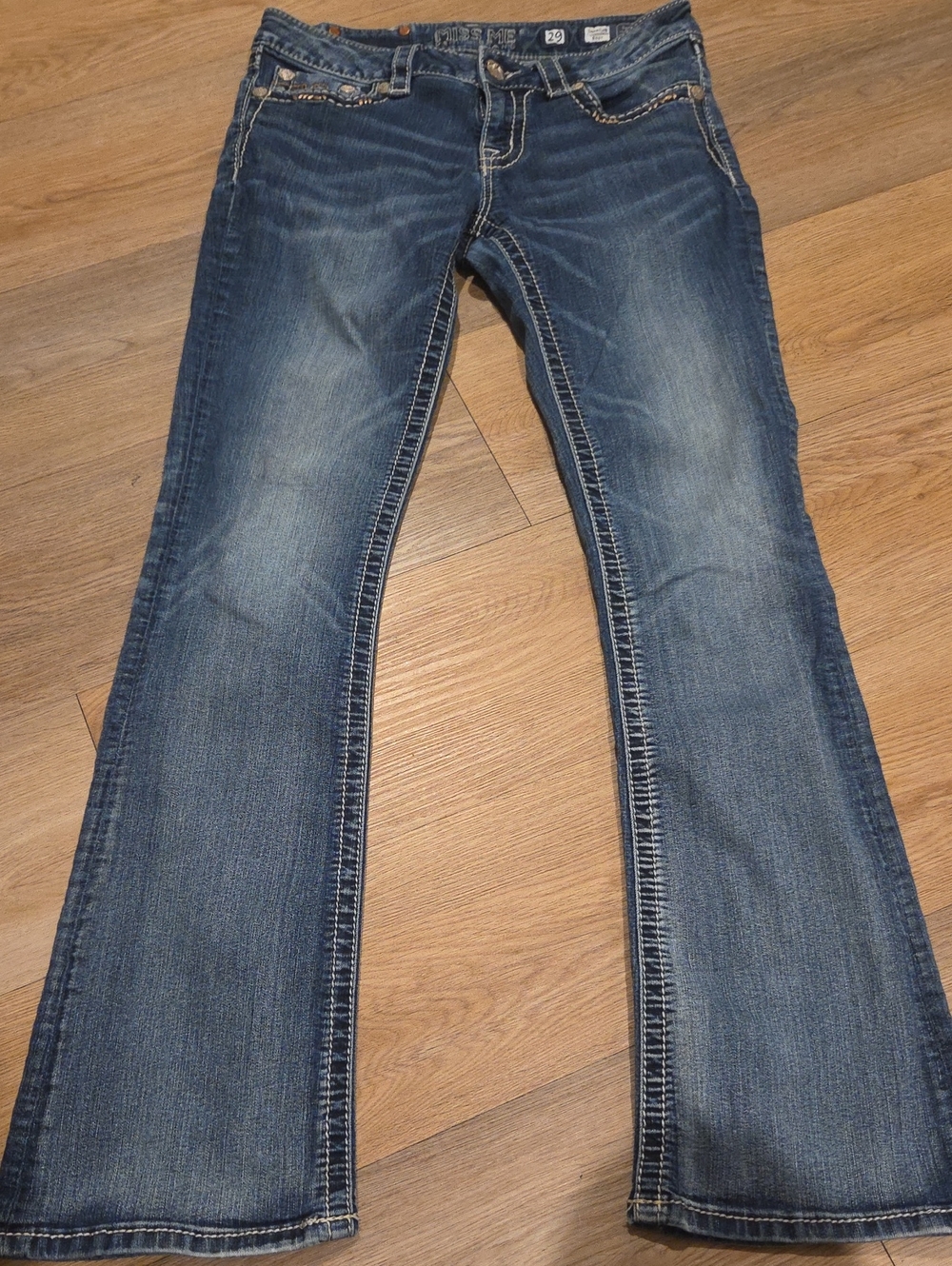 Miss Me Women's Blue Flare Jeans
